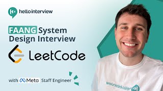 System Design Interview Design LeetCode Online Judge w a ExMeta Staff Engineer [upl. by Nahtannoj407]