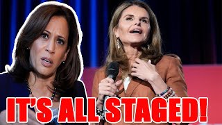 Maria Shriver CONFIRMS Kamala Town Hall is STAGED as she SHUTS DOWN voter [upl. by Saimerej531]