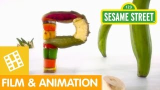 Sesame Street Which Foods Begin with the Letter P [upl. by Ardnola]