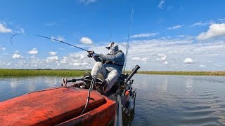 I took the 2024 Hobie Pro Angler 14 360XR out for some inshore saltwater action in Jacksonville FL [upl. by Luttrell5]