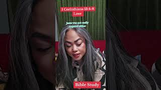 love 1 Corinthians 13 jesuslovesyouvibes Bible biblestudy [upl. by Nnahgiel]