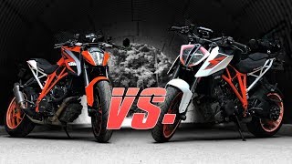 KTM 1290 Superduke R V10 vs V20 Beschleunigung auf deutscher Autobahn  KurvenradiusTV [upl. by Chyou]