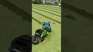 Making Silage Bales FS22 farmingsimulator22 farming fs22 baling youtubeshorts [upl. by Cyrille]