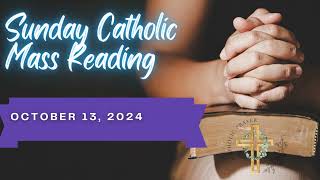 Catholic Mass Reading October 13 2024 [upl. by Ashla]