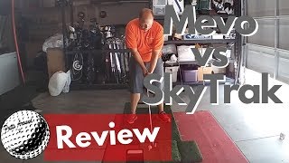 FlightScope Mevo vs Skytrak  Launch Monitor Comparison [upl. by Yelraf]