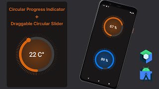 Android Circular Progress Indicator  Draggable Circular Slider in Jetpack Compose  Android Studio [upl. by Undry709]