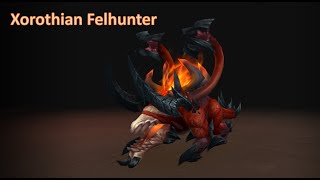 WoW Patch 1015  Xorothian Red Felhunter Transmog Unlock [upl. by Meng]