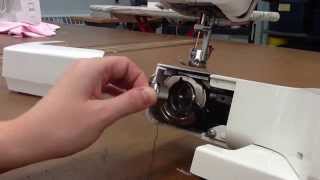 How to Thread the Janome JS1008 Sewing Machine [upl. by Ylro547]