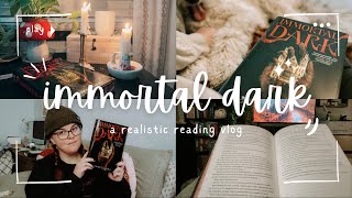 Read Immortal Dark With Me🩸\\ the little reading vlog that could 😅📚 [upl. by Radloff616]