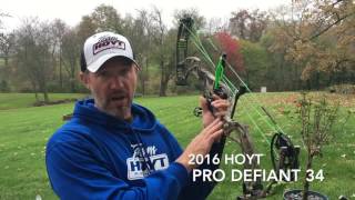 Hoyt Pro DEFIANT shooting 80 yards [upl. by Landan761]