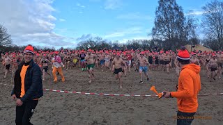 Nieuwjaarsduik 2024 Hulsbeek Oldenzaal [upl. by Lacee]