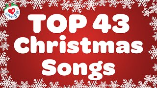 Top 43 Popular Christmas Songs and Carols Playlist 🎅🎄 Merry Christmas 2 Hours [upl. by Llesig577]