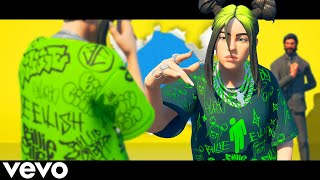 Billie Eilish  Bad Guy Official Fortnite Music Video [upl. by Sephira745]