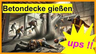 26e Zusatz Betonieren der Decke [upl. by Eanehs]