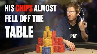 Hyper Aggro Dutch Kid Runs Like A GOD  PokerStars [upl. by Knight]