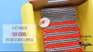 Il kit maglia per fare sciarpa e cappello per bambini [upl. by Edrahs]