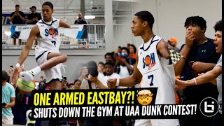 Hansel Emmanuel One Arm EASTBAY Shuts Gym Down Under Armour Dunk Contest Highlights [upl. by Ger]