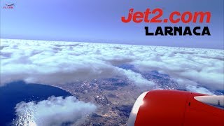 Realistic B737800 Jet2com Landing in Larnaca Airport l XPlane 11 [upl. by Llertak]