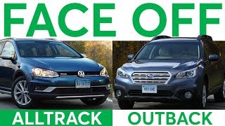 FaceOff Subaru Outback vs Volkswagen Alltrack  Consumer Reports [upl. by Dasa187]