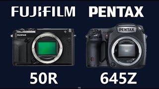 FUJIFILM GFX 50R vs PENTAX 645Z [upl. by Nimocks]