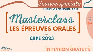 RÉUSSIS LES ÉPREUVES ORALES DE MSP ET LEÇON   CRPE 2023 [upl. by Banyaz]