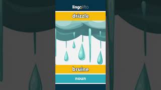 🇬🇧🇫🇷 drizzle  bruine  vocabulary builder  learn English  apprenons langlais [upl. by Egreog]