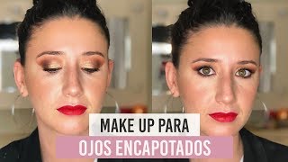 COMO MAQUILLAR OJOS ENCAPOTADOS She Make Up [upl. by Eatnuahs273]