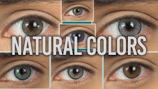 All Solotica Natural Colors  Colored Contact Lenses [upl. by Queena]