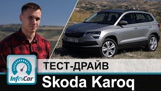 Skoda Karoq  тестдрайв InfoCarua Шкода Карок [upl. by Anirtek]