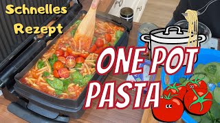 One Pot Pasta im OptiGrill in der Backschale [upl. by Selim]