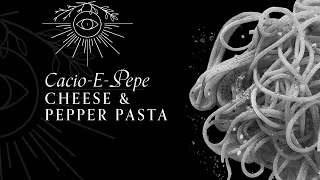 Cacio e Pepe  POV Chef [upl. by Albers674]