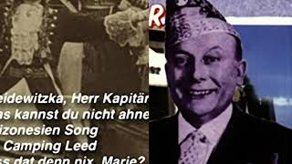 Karl Berbuer  Heidewitzka Herr Kapitän 1936 [upl. by Ecydnak979]