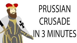 Prussian Crusade  3 Minute History [upl. by Aralk]