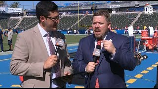 Broncos TV previews DENvsLAC from StubHub Center in LA [upl. by Town]