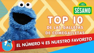 Plaza Sésamo Los mejores y más deliciosos momentos de quot¡Galletasquot  Top 10 [upl. by Zinck298]