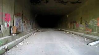 Abandoned Pennsylvania Turnpike 8  Entering Sideling Hill Tunnel from the west [upl. by Ahsertal]