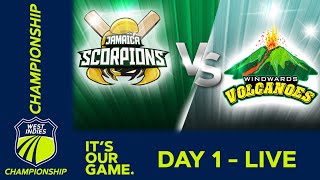 🔴 LIVE Jamaica v Windward Islands  Day 1  West Indies Championship 2024  Wednesday 7th February [upl. by Charry]