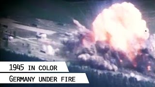 Airstrikes during World War II Germany 1945 in color [upl. by Caril756]