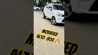 Alto 800 modified  😱Alloy Wheels 🔥 [upl. by Nadab]