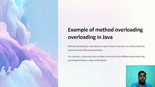 Method overloading and Method overriding in Java [upl. by Carter]