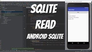 Android SQLite Tutorial 62  SQLite Read [upl. by Otrebmuh]