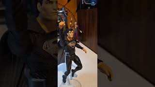 DC SUPERMAN in a ZSJL BLACK SUIT Flying Pose  McFarlane Parts  DC Multiverse  Bat Toast [upl. by Long]