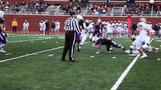 Amherst vs Trinity Football Highlights Nov 7 2015 [upl. by Kinny31]