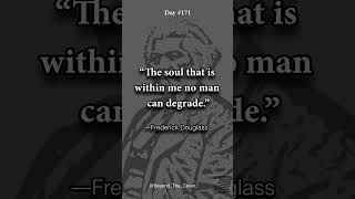 Day 171 Quote of the Day by Frederick Douglass short quotes quote viral Douglass fyp [upl. by Llirret327]