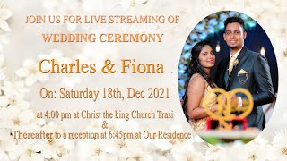 Join Us Virtually For The Wedding Of Charles with Fiona [upl. by Vivle]