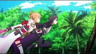 Kirito y Asuna luchan juntos en GGO  Sword Art Online Alicization Episodio 1 [upl. by Roath]