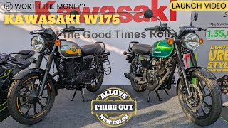 2024 Kawasaki W175 Street Launched With Price Cut  Quick Walkaround First Look India Review [upl. by Noitsuj]