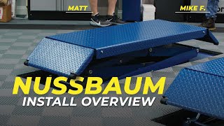 Overview Of The Nussbaum Install [upl. by Einnov]