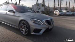 Jahreswagen der Woche  S63 AMG mit Keramikbremse designo Lackierung und mehr [upl. by Rennob]