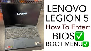 Lenovo Legion 5 15ACH6H  How To Enter Bios UEFI amp Boot Menu Options  lenovopro  lenovo brand [upl. by Analram]